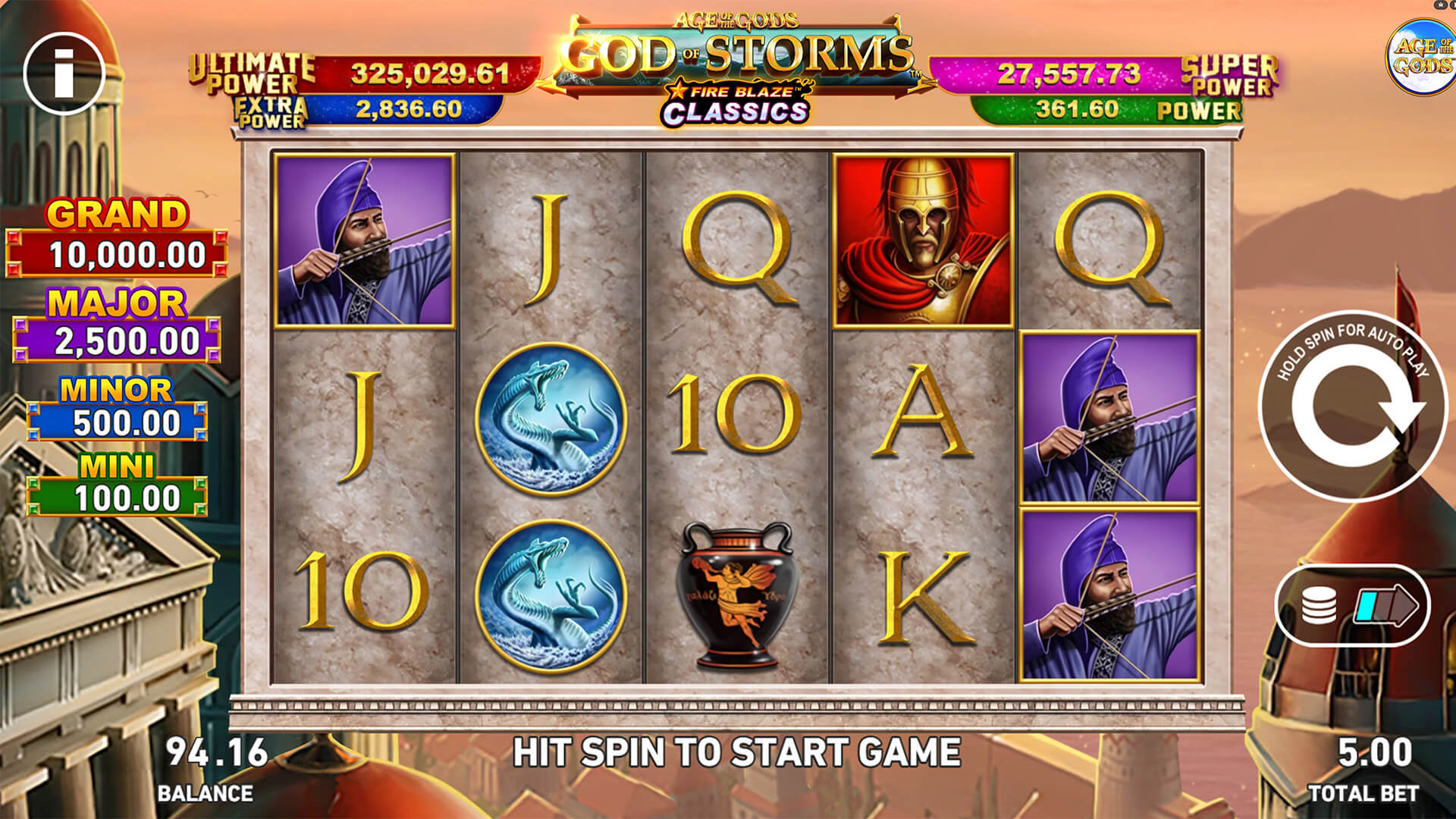 Age of the Gods: God of Storms Fire Blaze